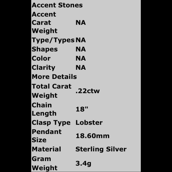 NWOT.22 CTW GENUINE DIAMOND HEART NECKLACE - Picture 9 of 14